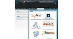 Desktop Screenshot of jdinformatica.com.br